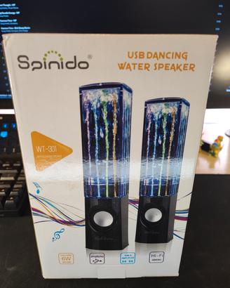 Casse USB Spinido WT-301 con effetti acqua