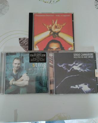3 CD Sting-Francesco Baccini-Sergio Cammariere