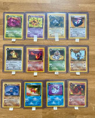 Lotto 15 carte Pokemon Team Rocket