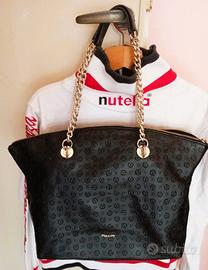Borsa POLLINI Heritage Shopping Bag Nera