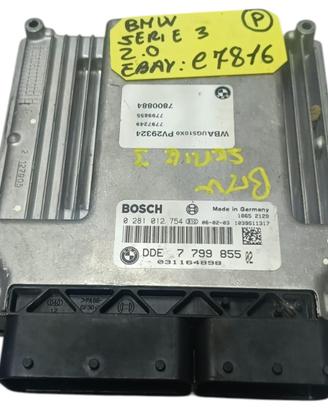 CENTRALINA MOTORE BMW Serie 3 E46 Coupé 2° Serie