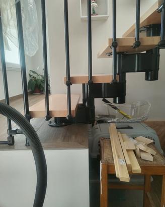 Scala 12 gradini completa ferro legno 