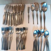 Set posate vintage inox 18/10 Cg