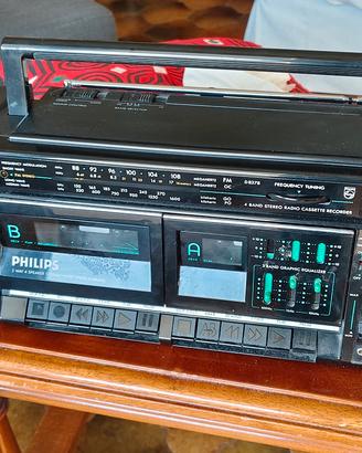 stereo boombox Stereo-Radio-Recorder D8278 philips