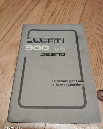 ducati SS 900 desmo uso manutenzione 
