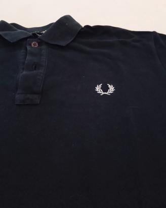 Polo Fred Perry blu 14. anni usata