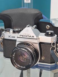 Pentax K1000 + 50mm + Filtro + Custodia +Tracolla