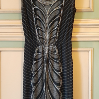 Vestito vintage sartoriale con paillettes