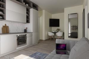 Bilocale nuova costruzione con balcone