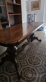 Tavolo noce massello 200x80 con 4 sedie