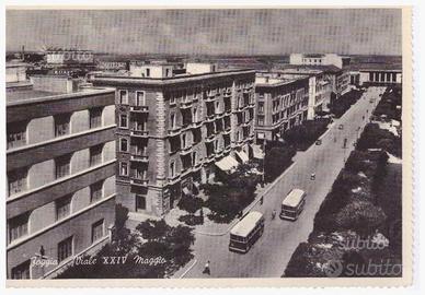 Cartolina di Foggia - Viale XXIV Maggio