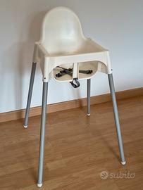 Seggiolone pappa bianco IKEA ANTILOP