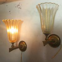 ●Coppia Applique VENINI MURANO 