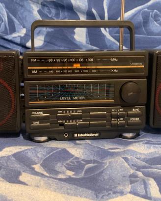 Radio boombox portatile vintage International