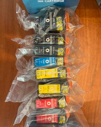 Cartucce stampante - set 8 cartucce Epson 202XL