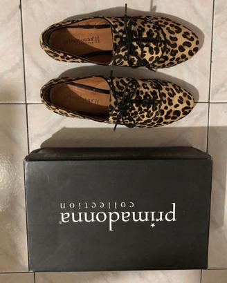 Scarpe con lacci animalier n. 38 Primadonna