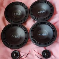 Woofer Coral PRX 165 e tweeter Coral PRX 28