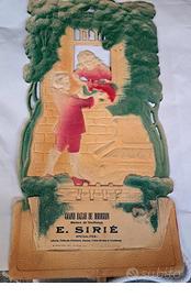 2 cartoncini pubblicitari in rilievo primi 900