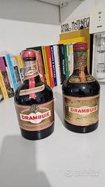 Coppia Bottiglie Liquore Drambuie Vintage 