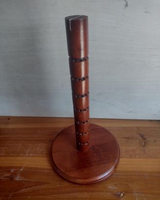 Porta Incenso / Supporto in Legno con Fori