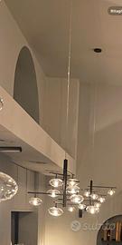 Lampadario Metal Lux 8 lampade