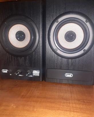 casse acustiche da tavolo amplificate