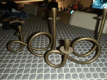 candelabri ottone antichi