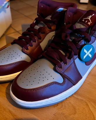 Jordan 1 mid cherrywood
