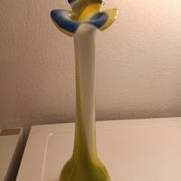 Vaso in vetro soffiato di Murano,  Giglio di Calla