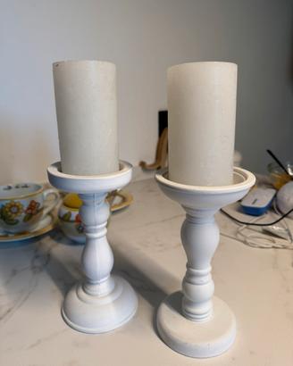 Candelabri legno