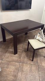 Tavolo+ sedie + lampadari