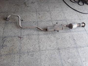 MARMITTA SENZA TERMINALE DI SCARICO TOYOTA Yaris S