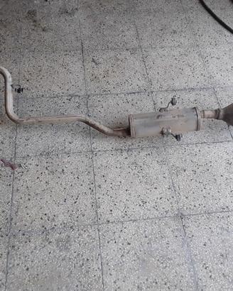 MARMITTA SENZA TERMINALE DI SCARICO TOYOTA Yaris S