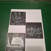3 piccole mattonelle da appendere