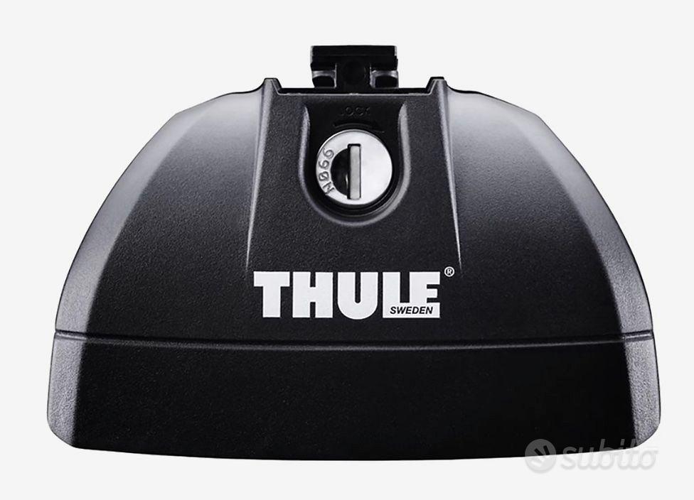 Coppia Barre portatutto Thule WingBar Edge nere con piede Thule Edge Raised  Rail 7204