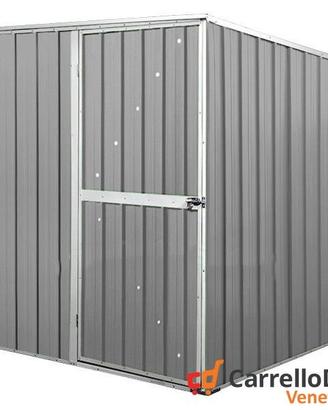 Box giardino lamiera acciaio 175x185 grigio scuro