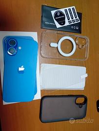 iPhone 16 128 azzurro 