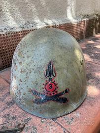 Elmetto italiano M33 – Bersaglieri 3° Reg – WW2