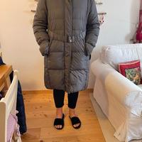 PIUMINO LUNGO DONNA NO BRAND TENUTO BENE TG. XL