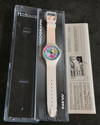 swatch chrono white horse SCW100 
