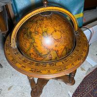 Carrello mappamondo da bar vintage