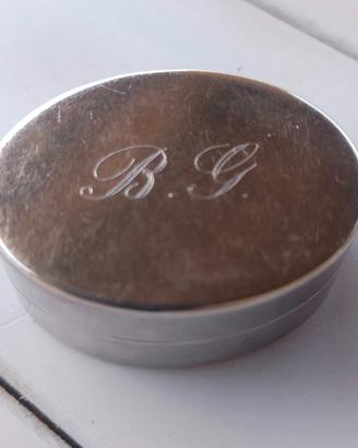 Portapillole Vintage in Argento Galbiati Milano 