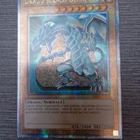 drago bianco occhi blu 25 anniversary rare 