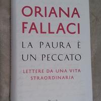 LIbro ORIANA FALLACI La paura è un peccato