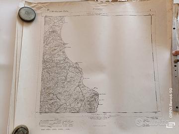 Cartine geografiche Sardegna fine Ottocento 