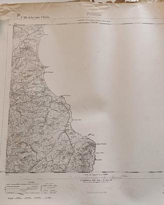 Cartine geografiche Sardegna fine Ottocento 