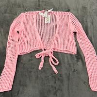Cardigan corto Tezenis rosa