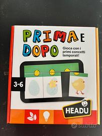 Gioco prima e dopo Headu 3/6 anni