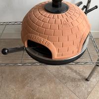 Forno per mini pizze in terracotta – mai usato