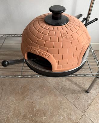 Forno per mini pizze in terracotta – mai usato